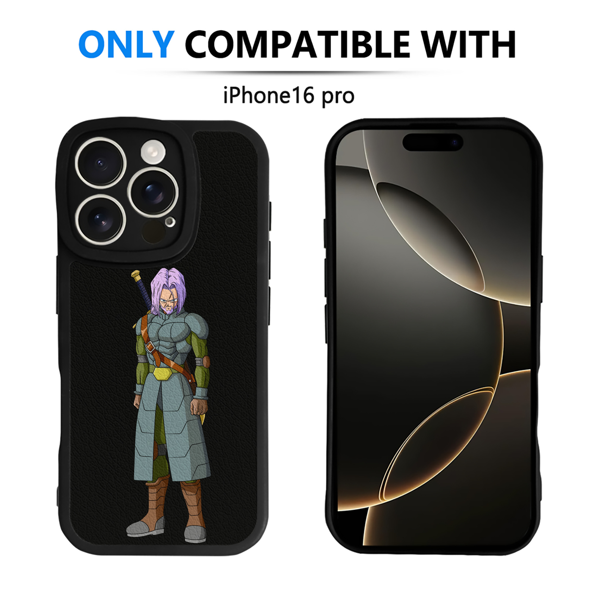 （画像用） ドラゴンボール DRAGON BALL 【iPhone 16シリーズ対応】シリコンスマホケース（レザー調） 材質：シリコン